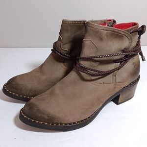 Ferrini Womens Macie Zippered Boots Ankle Size 9